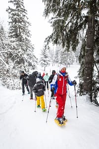 Powder Pines Luxury Travel - Méribel Snow Shoeing - Photo Credit Sylvain Aymoz